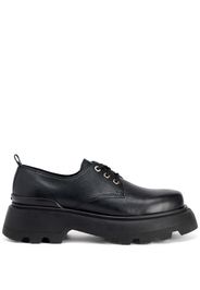 AMI Paris lace-up leather loafers - Black