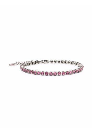 Amina Muaddi crystal-embellished bracelet - Pink