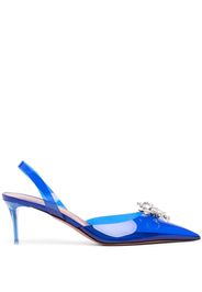 Amina Muaddi Rosie 60mm slingback pumps - Blue