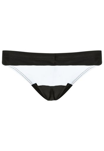 Amir Slama bicolor trunks - Black