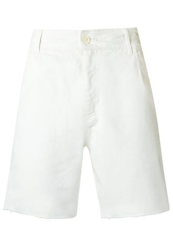 Amir Slama raw edges shorts - White