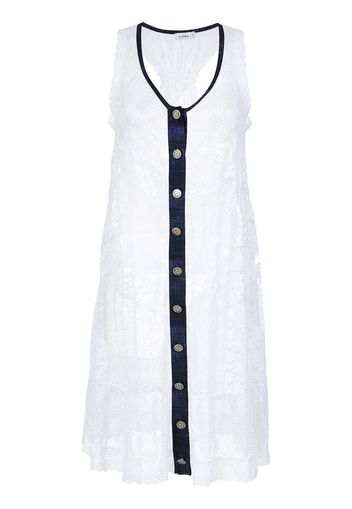 Amir Slama lace beach dress - White