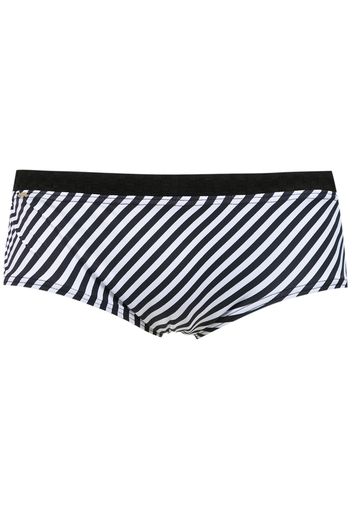 Amir Slama striped swim briefs - Black