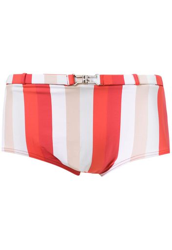 Amir Slama striped swim briefs - Red