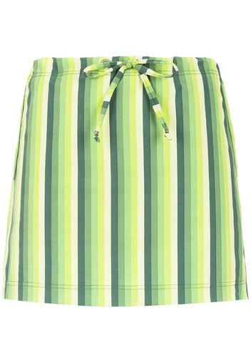 Amir Slama striped swimsuit - Green