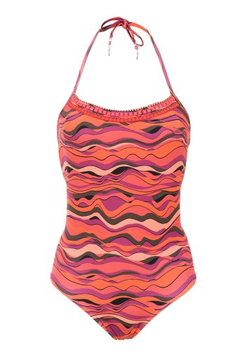 Amir Slama printed swimsuit - Pink