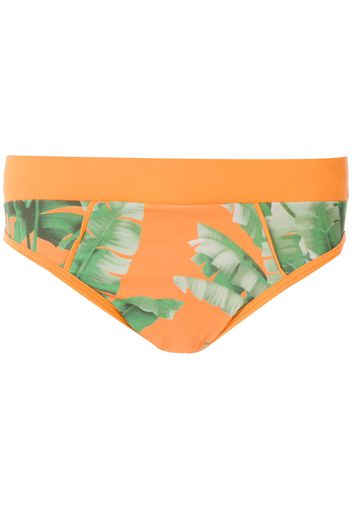 Amir Slama printed trunks - Orange