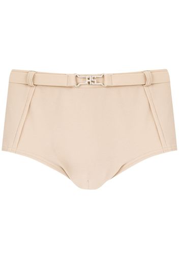 Amir Slama belted trunks - Neutrals