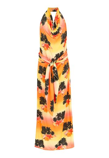 Amir Slama printed long dress - Multicolour