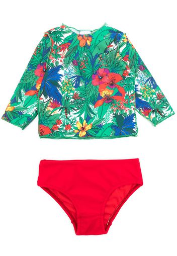 Amir Slama printed bikini set - Green