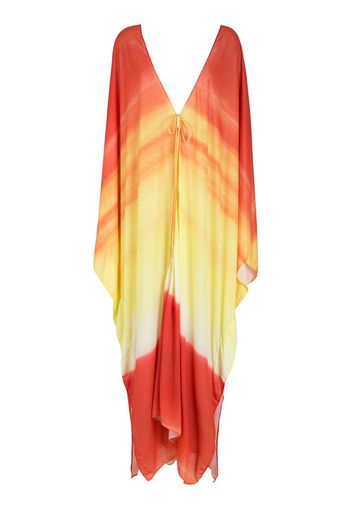 Amir Slama printed beach dress - Orange