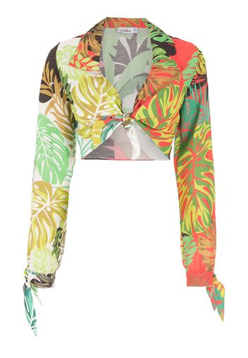 Amir Slama palm leaf print shirt - Multicolour