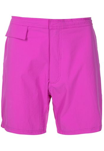 Amir Slama concealed front-fastening shorts - Pink