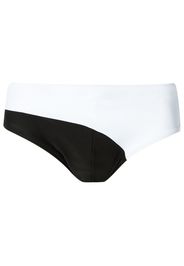 Amir Slama bicolor trunks - White