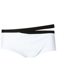 Amir Slama cut out detail trunks - White