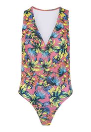 Amir Slama printed swimsuit - Pink