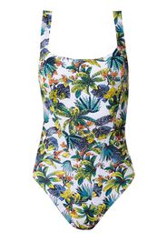 Amir Slama printed swimsuit - White