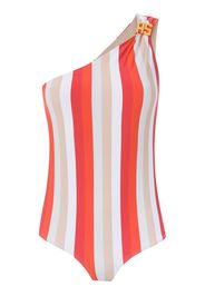 Amir Slama one shoulder swimsuit - Red