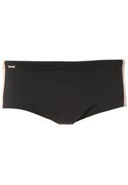 Amir Slama side stripe swim trunk - Black