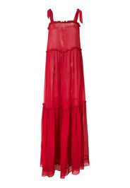 silk maxi dress