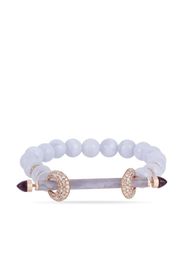 Ananya 18kt rose gold multi-stone beaded bracelet