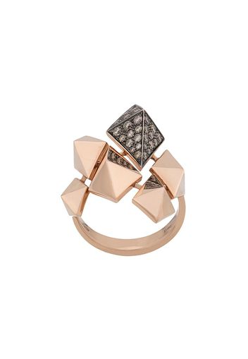 Anapsara 18kt rose gold Evolution diamond ring