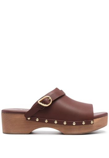 Ancient Greek Sandals Classic Clog slingback sandals - Brown