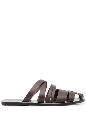 Ancient Greek Sandals Pericles leather sandals - Brown