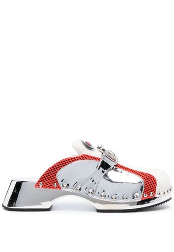 Ancuta Sarca Beetle trainer clogs - Silver