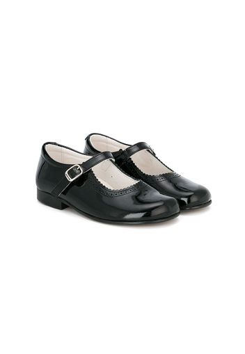 Andanines Shoes buckle strap ballerinas - Black