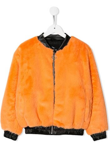 Andorine faux fur bomber jacket - Orange