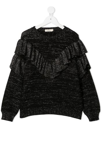 ruffle detail jumper