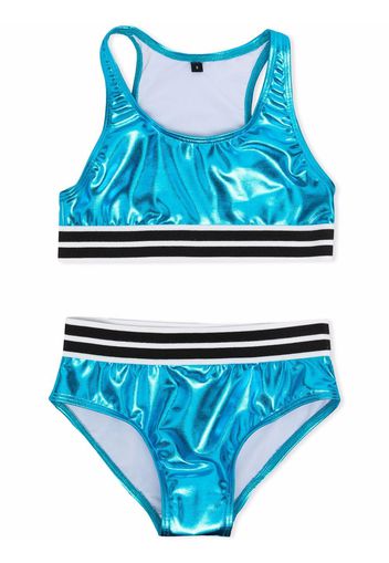 Andorine two-piece bikini set - Blue