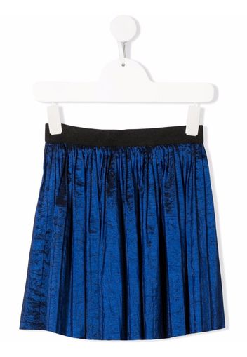 Andorine pleated slip-on skirt - Blue