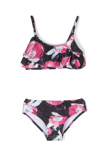 Andorine floral-print bikini set - Pink