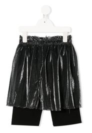 layered mesh shorts