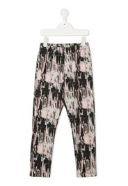 aurora-print slim-fit leggings