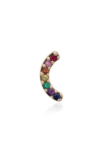 Andrea Fohrman 18K yellow gold Rainbow sapphire emerald earring - 108 - Multicoloured