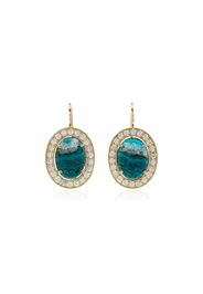 Andrea Fohrman opal and diamond earrings - Gold