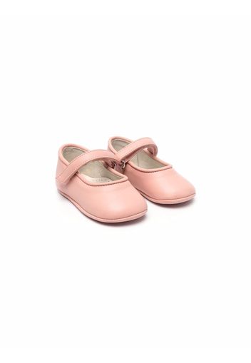 Andrea Montelpare touch-strap ballerina shoes - Pink