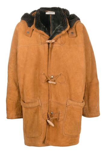 A.N.G.E.L.O. Vintage Cult 1990s sheepskin hooded coat - Brown