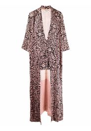 A.N.G.E.L.O. Vintage Cult 1970s abstract-print silk kimono - Pink