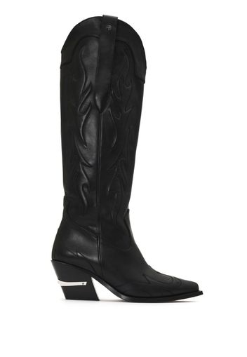 ANINE BING Tania Western boots - Black