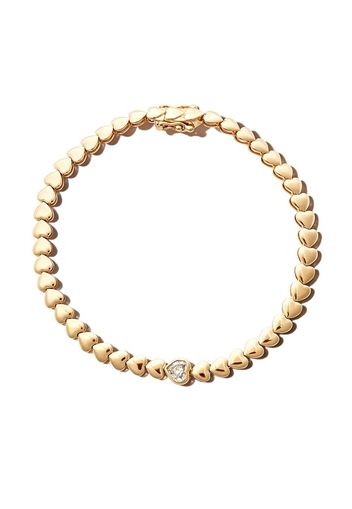 Anita Ko 18kt yellow gold diamond tennis bracelet