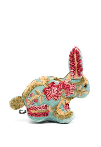 Anke Drechsel bunny embroidered soft toy - Blue