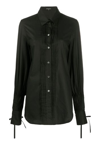 pleated detail shirt