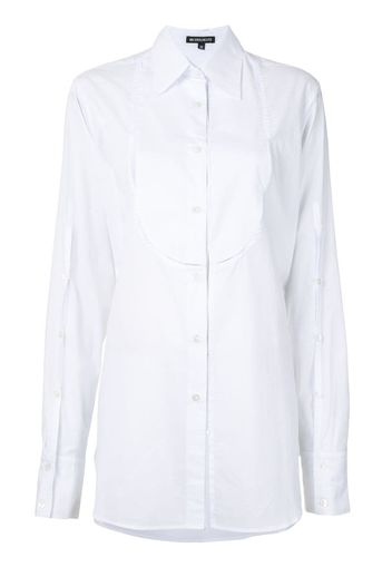 longline tuxedo shirt