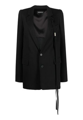 Ann Demeulemeester single-breasted blazer - Black