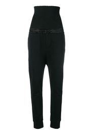 Ann Demeulemeester drawstring waist trousers - Black