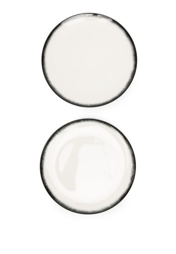 set of two ceramic plates